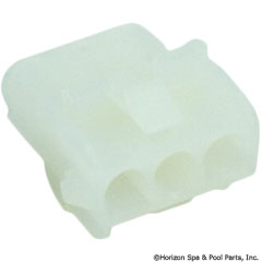 60-322-1105 - Female Amp Cap Housing 3-Pin - MOL50-84-2030 - 60-322-1105