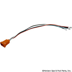 60-355-1064 - Receptical, Heater VH, Orange, Air Systems - 09-0026C - 60-355-1064