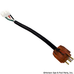 60-355-1156 - Adapt Cord 6 Inch , RED, 14/4, P1/2 LIT MLD/AMP,UNIV - 30-1220-L6 - 60-355-1156
