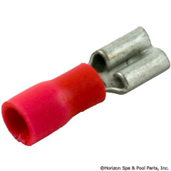 60-555-1760 - Female Disconnect, Red 22-18AWG, .187 Inch Tab (Pkg 25) - DV18-188B-M - 60-555-1760