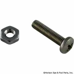 87-100-1314 - Screw/Nut, 10-32 x 7/8 Inch SS Pan Head (180) - C75 - 87-100-1314