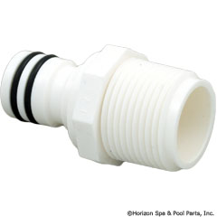 87-100-1318 - Quick Disconnect Plug, NPTM, Plastic, with 2 O-rings - D23 - UPC - 738919001084 - 87-100-1318
