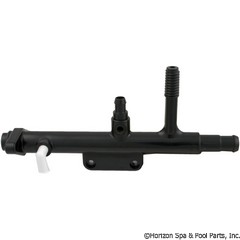 87-100-1594 - Feed Pipe with Elbow, Black (280) - K31 - UPC - 738919010772 - 87-100-1594