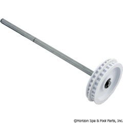 87-100-1604 - Transfer Pulley/Drive Shaft Assembly (380/360) - 9-100-1007 - UPC - 738919000339 - 87-100-1604