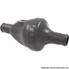 87-100-1711 - In-line Back-up Valve, Black (360) - 9-100-1201 - UPC - 738919010796 - 87-100-1711