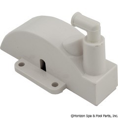 87-104-1012 - Turbine Cover w/Elbow, White - EC110 - UPC - 807318017818 - 87-104-1012