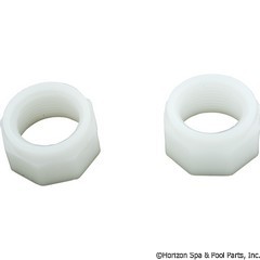 87-104-1064 - Hose Mender Nuts,Plastic, White (2 Pack) - ED15 - UPC - 807318017993 - 87-104-1064