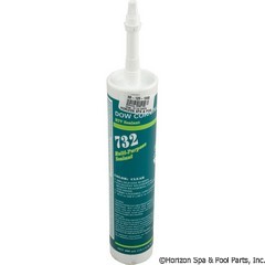 88-125-1005 - Silicone, DOW 732, Clear, 10.1oz Cartridge - DC-732-CLR-10.3 - 88-125-1005 - N