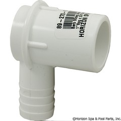 89-270-1011 - Barb 90deg Adapt 1 Inch Spg x 3/4 Inch Barb - 411-3490 - UPC - 806105083258 - 89-270-1011