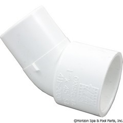 89-270-1210 - 45 Ell 1 Inch spg x 1 Inch s PVC - 411-2020 - UPC - 806105083166 - 89-270-1210