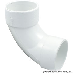 89-270-1281 - 90 Sweep Ell 2 Inch SxS PVC - 411-9130 - UPC - 806105083883 - 89-270-1281