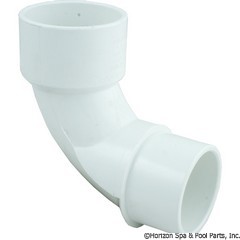 89-270-1292 - 90 Sweep Ell 2.5 Inch SxSpg PVC - 411-9140 - UPC - 806105083890 - 89-270-1292