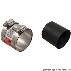 89-555-1050 - No Hub Coupling 1.5 Inch x1.5 Inch PVC - CP150 - UPC - 018578002616 - 89-555-1050