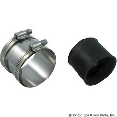 89-555-1063 - No Hub Coupling, 2 Inch x1.5 Inch PVC - CP215 - UPC - 016846087365 - 89-555-1063