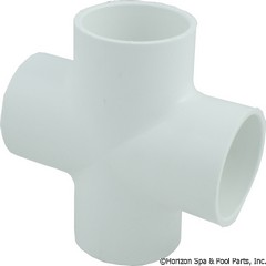 89-575-2101 - Cross PVC 2 Inch s x 2 Inch s x 2 Inch s x 2 Inch s - 420-020 - 89-575-2101