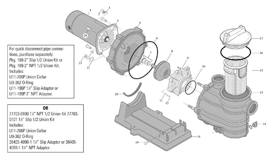 AE100FLL - Motor, 1.5hp, 115/230V/1 Ph. - WILL BE SUB'D WITH AO SMITH MOTOR - AOS-60-5075 - AE100FLL