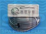 24-3100-125 - Spa Side Cntrl,Electr,LEN_GO,BL-S-125 Slimeline,4BTN,Analog - 24-3100-125