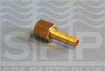 391542 - Adapter, Brass, 1/4 Inch Barb x 1/8 Inch FPT - 391542