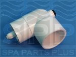 400-6100 - Thermowell PVC,90 Deg Ell,WATERW,1-1/2 Inch Sx1-1/2 Inch Spg,w/Bushing - 400-6100