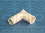 411-3500 - Fittings PVC,Barbd 90 Deg Ell Adapt,WATERW,3/4 Inch RB x 1/2 Inch Spg - 411-3500