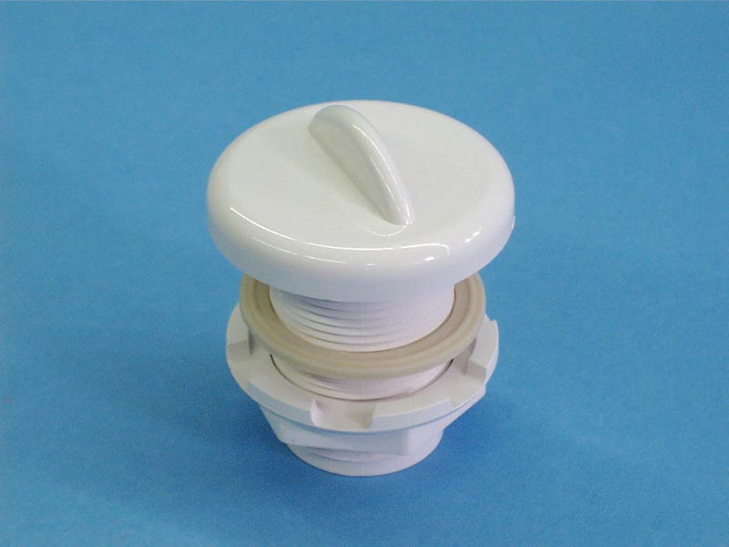 10-2100 - Air Control,ITT,w/Handle,1 Inch Plumb,1-3/4 Inch Hole,White - 10-2100