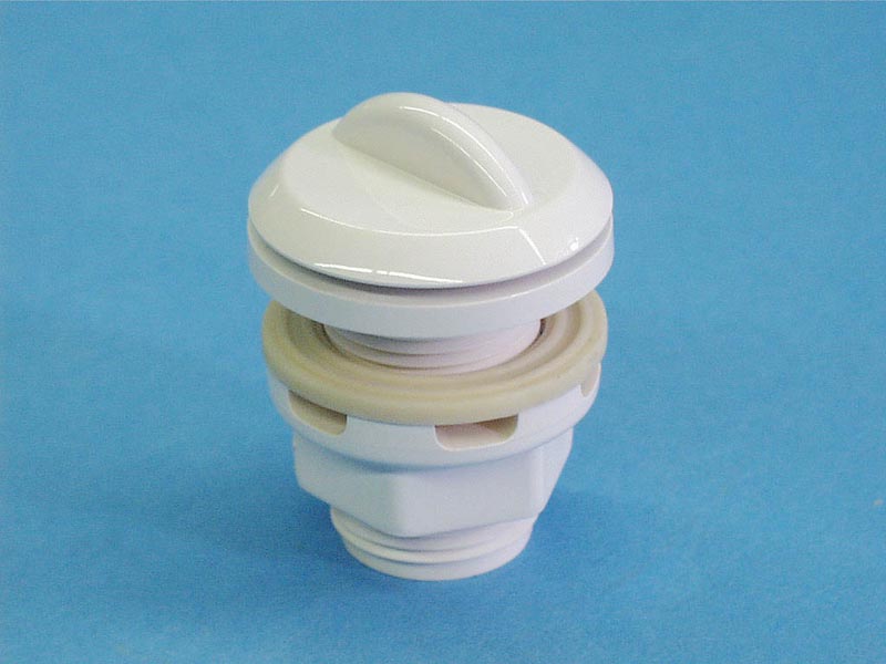 10-2200 - Air Control,ITT,w/ Handle,1/2 Inch Plumb,1-1/8 Inch Hole,White - 10-2200