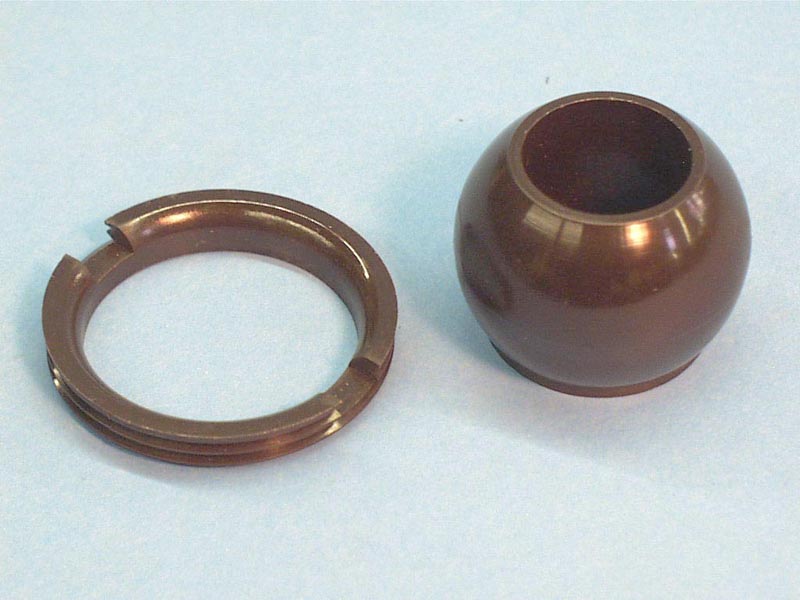 10-3808-BROWN - Jet,Eyeball & Retaining Ring, Brown - 10-3808-BROWN