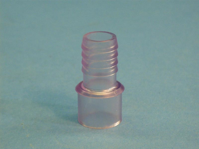 10-4578 - Fittings PVC,Barbed Adapter,ITT,3/4 Inch B x 3/4 Inch Spg/1/2 Inch S - 10-4578