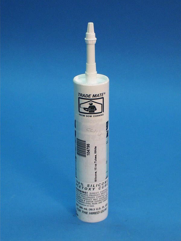 104796 - Silicone, 10 oz Tubes, White - 104796