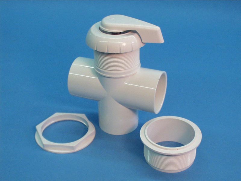 11-4000 - Valve Assy, ITT,Vert 3-Way HydroFlow,w/Handle,Notchd, 2 Inch - 11-4000