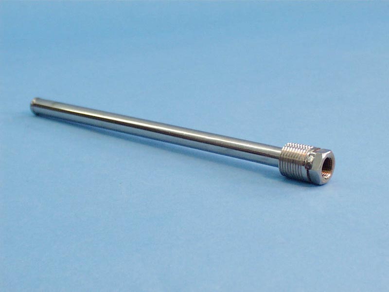 20-2900 - Thermowell,Stainless Steel,1/2 Inch Bulb,9-7/8 Inch Long,1/2 Inch MPT - 20-2900