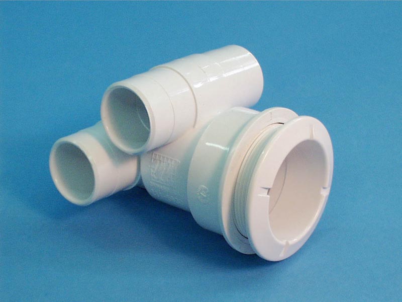 210-5830 - Jet Body Assy,WATERW,Poly,1 Inch S Air x 1 Inch S Water(Stacked)White - 210-5830