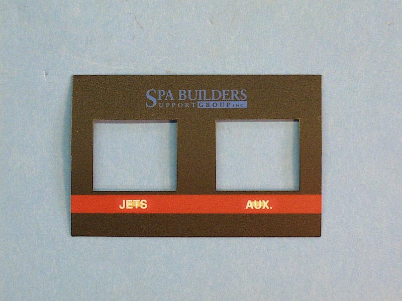 3-05-0006 - Spa Side Overlay,RAMCO,2BTN,Analog - 3-05-0006