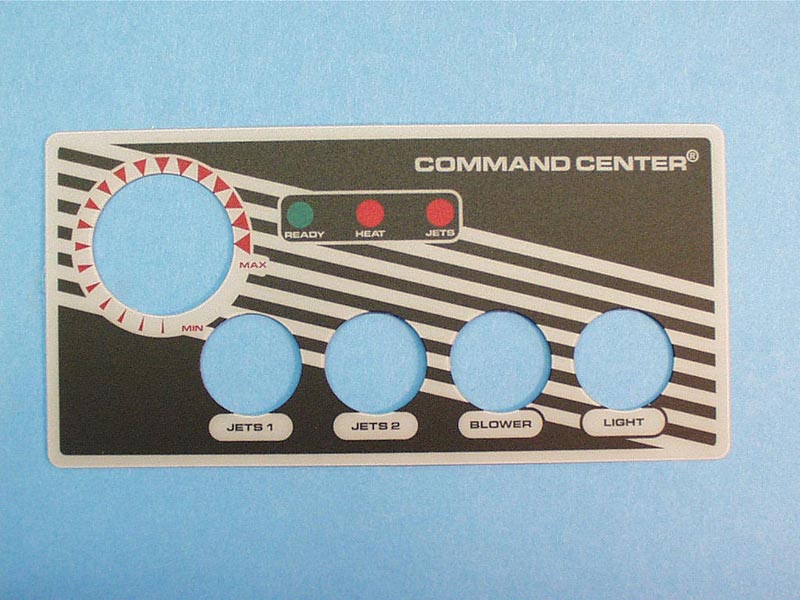 30202BM - Spa Side Overlay,TECMARK,Command Center,4BTN,No Display - 30202BM