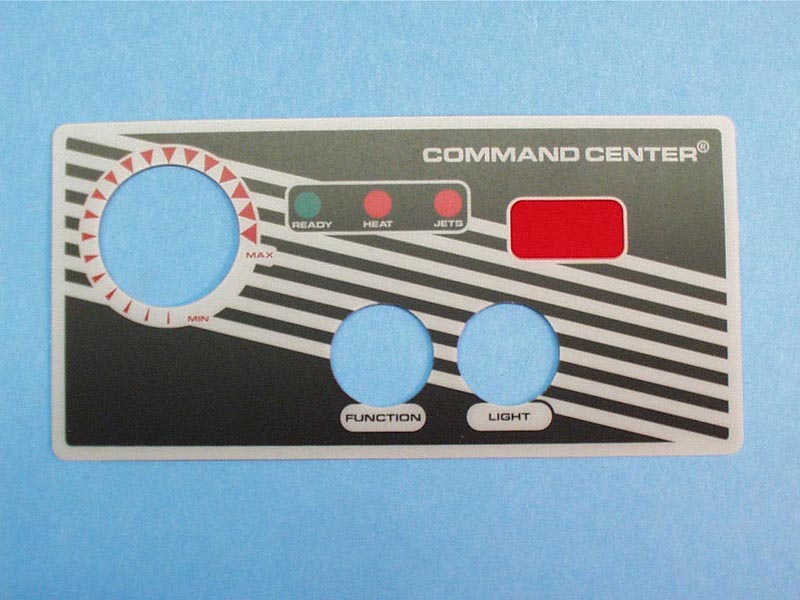 30215BM - Spa Side Overlay,TECMARK,Command Center,2BTN,w/Temp Display - 30215BM