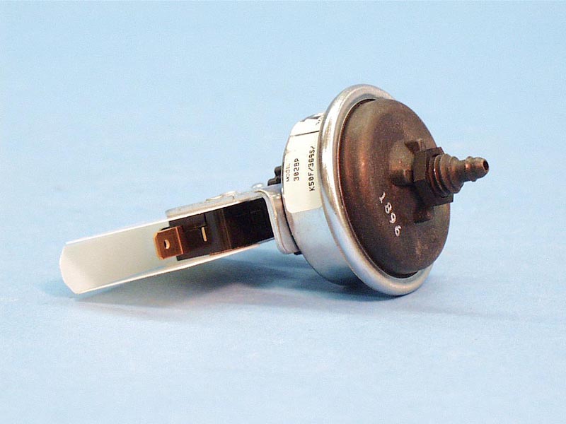 3028P - Pressure Switch,TECMAR,3028P,SPST,25Amp,1-5Psi,1/8 Inch Barb - 3028P