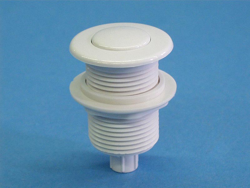 3070 - Air Button,G/GIND,Flush Btn,1-1/4 Inch H,1-3/4 Inch F,2-1/8 Inch L,White - 3070