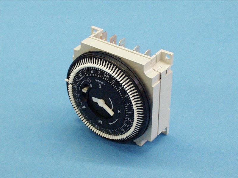 34-0057 - Time Clock,GRASSLIN,24HR,120V,60HZ,w/Manual Override - 34-0057