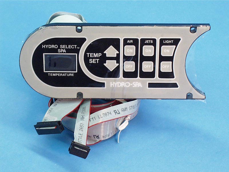 341067 - Spa Side Cntrl,Electr,NEMCO,Hydro Select,8BTN,LCD,8'Cables, - 341067