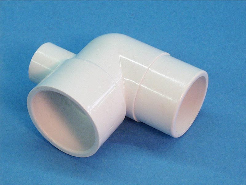 411-4060 - Fittings PVC,90 Degree Ell,WATERW,3/4 Inch Spg x 3/4 Inch RB - 411-4060