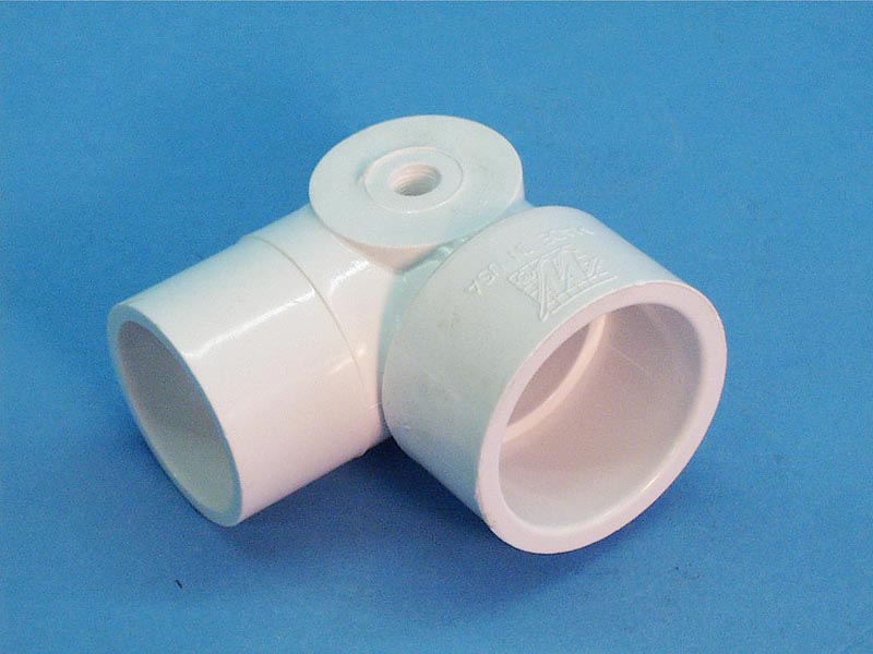 411-5060 - Fittings PVC,90 Street Ell,WATERW,1-1/2 Inch Spgx1-1/2 Inch Sx1/8 Inch FPT - 411-5060