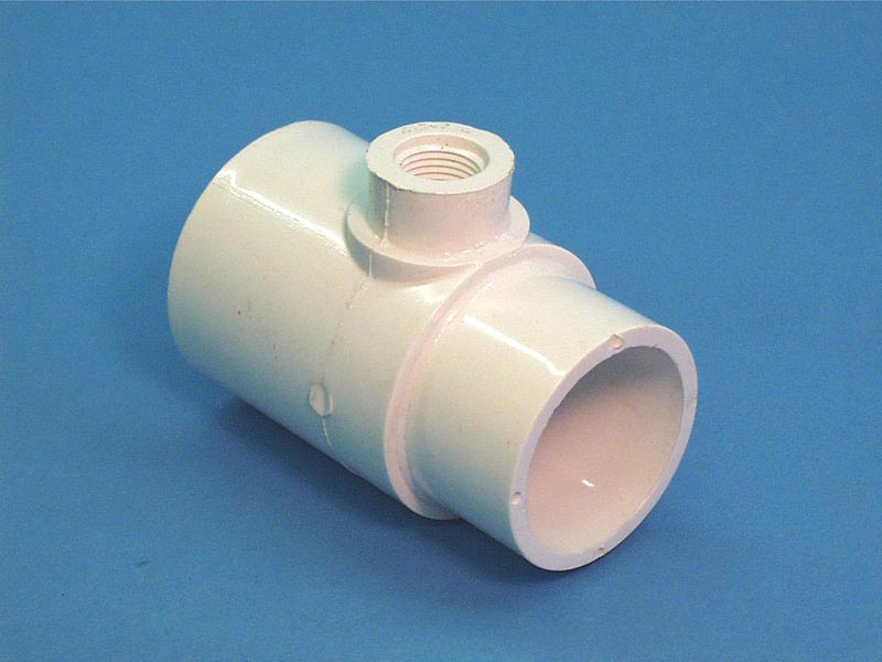 413-2140 - Fittings PVC,Tee,WATERW,2 Inch S x 2 Inch Spg x 1/2 Inch FPT - 413-2140
