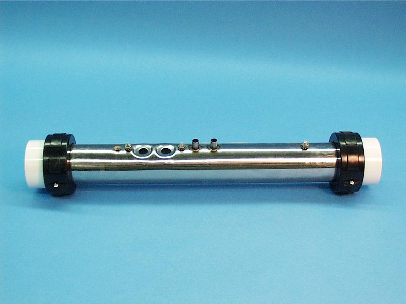 48-2000 - Heater Manifold,Flo-Thru,SS,15 Inch Flow-Thru - 48-2000