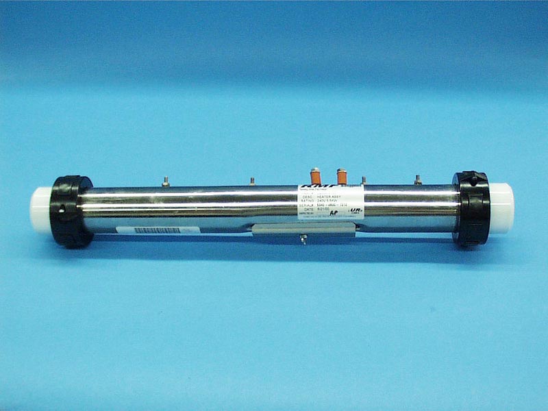 48-3300-10-154H - Heater Assy,Hercules,Flo-Thru,SS,5.5kW,240V,2 Inch x18 Inch L,w/PS Tap - 48-3300-10-154H