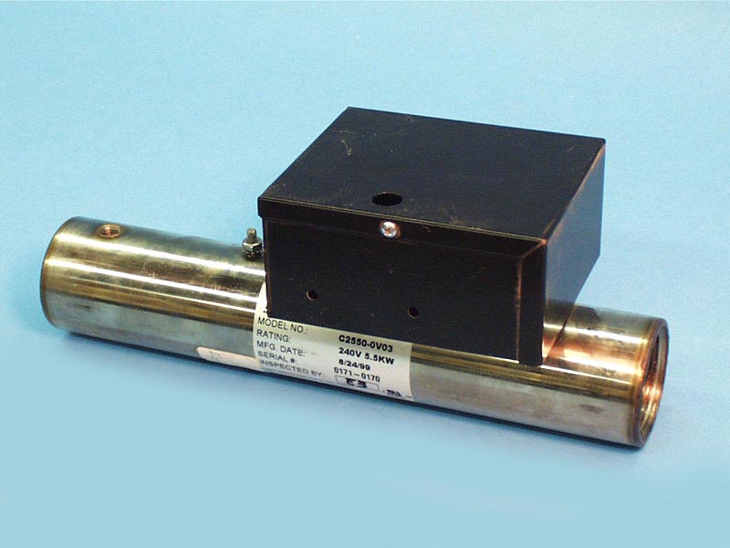 48-3300-10-V03 - Heater Assy,Flo-Thru,Vulcan,6kW,240V,1-1/2 Inch FPT x 11-1/2 Inch Long - 48-3300-10-V03