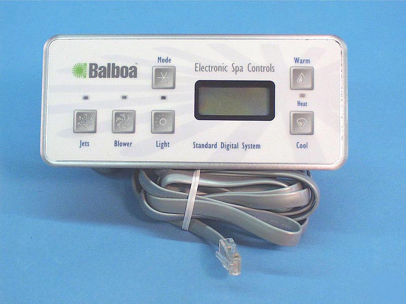 54157 - Spa Side Cntrl,Electr,BALBOA,Serial Std,6BTN,LCD,10'Cbl - 54157