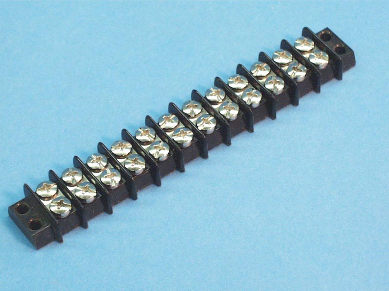 600-12 - Terminal Strip,12 Positions,20Amp - 600-12