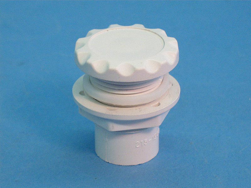 660-3100 - Air Control,WATERW,Strt Nut Scallop,1/2 Inch Plmb,1-5/16 Inch H,White - 660-3100