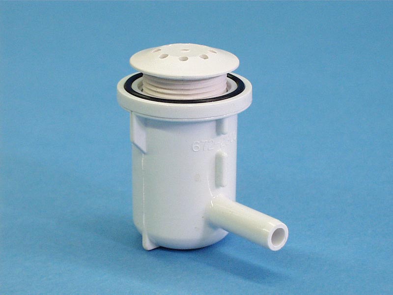 670-2300 - Air Injector,WATERW,Top-Flo Ell,1-1/8 Inch H,3/8 Inch Barb,White - 670-2300