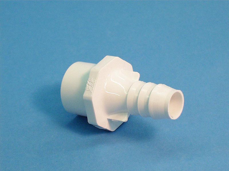 672-4310 - Fitting PVC,Barb,WATERW,1 Inch Spg / 3/4 Inch S x 3/4 Inch RB - 672-4310